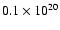 $0.1\times
10^{20}$