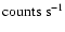 $\rm counts\ s^{-1}$