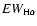 $EW_{\rm H\alpha}$