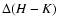 $\Delta(H-K)$