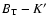 $B_{\rm T}-K^{\prime}$