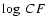 $\log~CF$