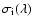 $\sigma_{\rm i}(\lambda)$