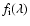 $f_{\rm i}(\lambda)$