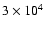 $3\times10^4$