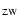 $_{{\rm ZW}}$