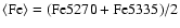 $\langle {\rm Fe} \rangle=({\rm Fe}5270 + {\rm Fe}5335)/2$