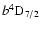 $b^4{\rm D}_{7/2}$