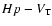 $Hp-V_{\rm T}$