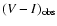 $(V-I)_{\rm obs}$