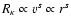 $R_{\kappa }\propto v^s\propto r^s$