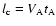 $l_{\rm c}=V_{\rm A}t_{\rm A}$