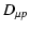 $\displaystyle %
D_{\mu p}$