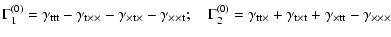 $\displaystyle %
\Gamma^{(0)}_1 = \gamma_{{\rm ttt}}-\gamma_{\rm t\times
\times}...
...\gamma_{\rm t\times t}
+ \gamma_{{\rm\times tt}}-\gamma_{\rm\times\times\times}$
