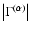 $\left\vert \Gamma^{(\alpha)} \right\vert$