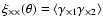 $\xi_{\times\times}(\theta)=\left\langle \gamma_{\times
1}\gamma_{\times 2} \right\rangle$