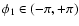$\phi_1\in(-\pi,+\pi)$