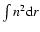 $\int n^2 {\rm d}r$