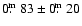 $0\hbox{$.\!\!^{\rm m}$ }83\pm0\hbox{$.\!\!^{\rm m}$ }20$