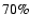 $70\%$