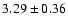 $3.29\pm0.36$