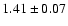 $1.41\pm0.07$
