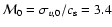 $\mathcal{M}_{0}=\sigma_{v,0}/c_{\rm s} =3.4$