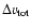 $\Delta v_{{\rm tot}}$