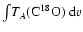$\int\!T_A({\rm C^{18}O})~{\rm d}v$