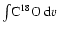 $\int\!{\rm C^{18}O}~{\rm d}v$