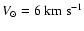 $V_\odot=6~{\rm km~s}^{-1}$