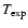 $T_{\rm exp}$