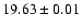 $19.63\pm 0.01$