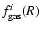 $f_{{\rm gas}}^{i}(R)$
