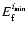 $E_{{\rm f}}^{i_{{\rm min}}}$