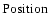 ${\rm Position}$