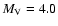 $M_{\rm V} = 4.0$