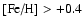 $[\mbox{Fe/H}]>+0.4$