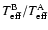 $T_{\rm eff}^{\rm B}/T_{\rm eff}^{\rm A}$
