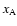 $x_{\rm A}$