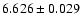 $6.626\pm0.029$