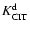 $K_{\rm CIT}^{{\rm d}}$