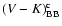 $(V-K)_{\rm BB}^{{\rm c}}$