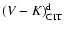$(V-K)_{\rm CIT}^{{\rm d}}$
