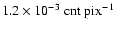 $1.2\times10^{-3}{~\rm cnt~pix^{-1}}$