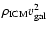 $\rho _{\rm ICM} v_{\rm gal}^{2}$