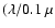$(\lambda / 0.1~\mu $