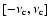 $[-\nu_{\rm c}, \nu_{\rm c}]$