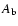 $A_{\rm b}$