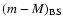 $ (m-M)_{\rm BS}$
